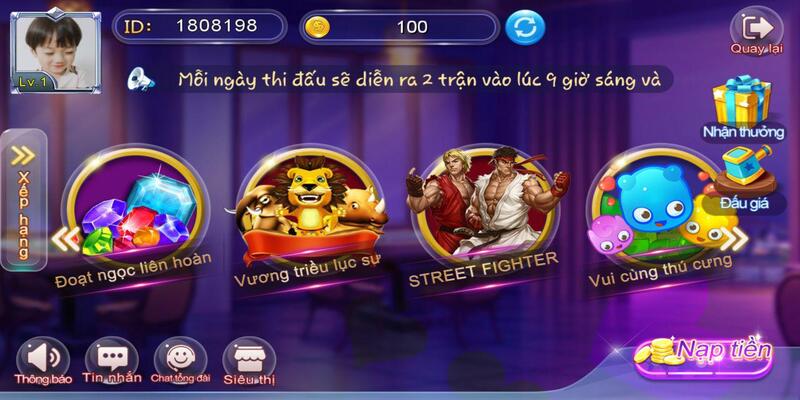 Đa dạng trường thi đấu cho hội viên lựa chọn tại cổng game Bingo Club